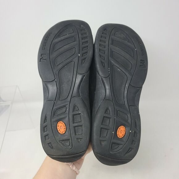 Merrell Womens Primo Moc 2 Leather Suede Slip On Comfy Loafers Size 8.5 Black - Picture 5 of 6